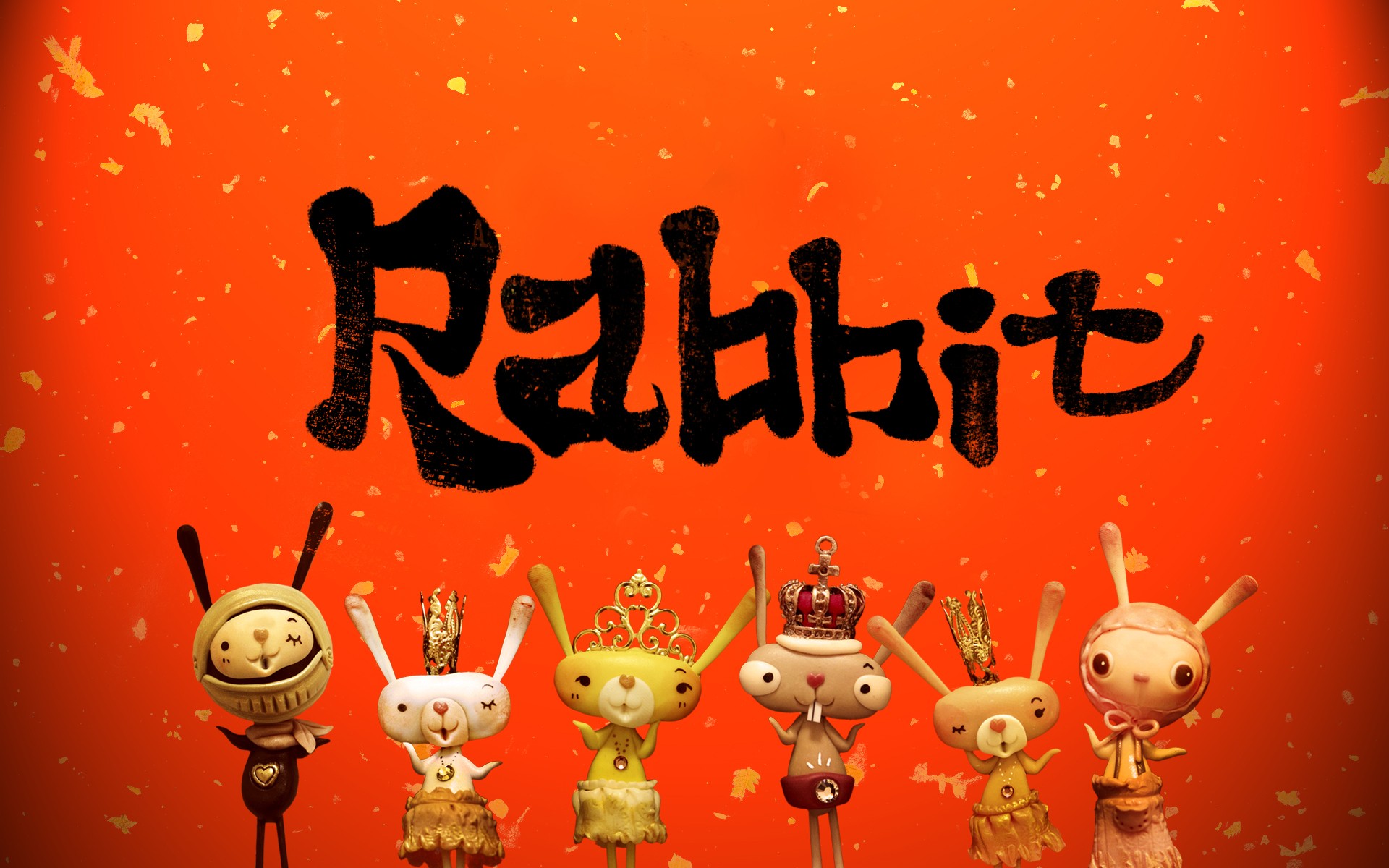 Lucky things. Year of the Rabbit. Happy Rabbit year. Happy year of the Rabit.
